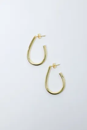 PG Designs Oval Shaped Tube Earrings