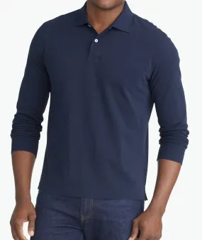 Pique Long-Sleeve Polo