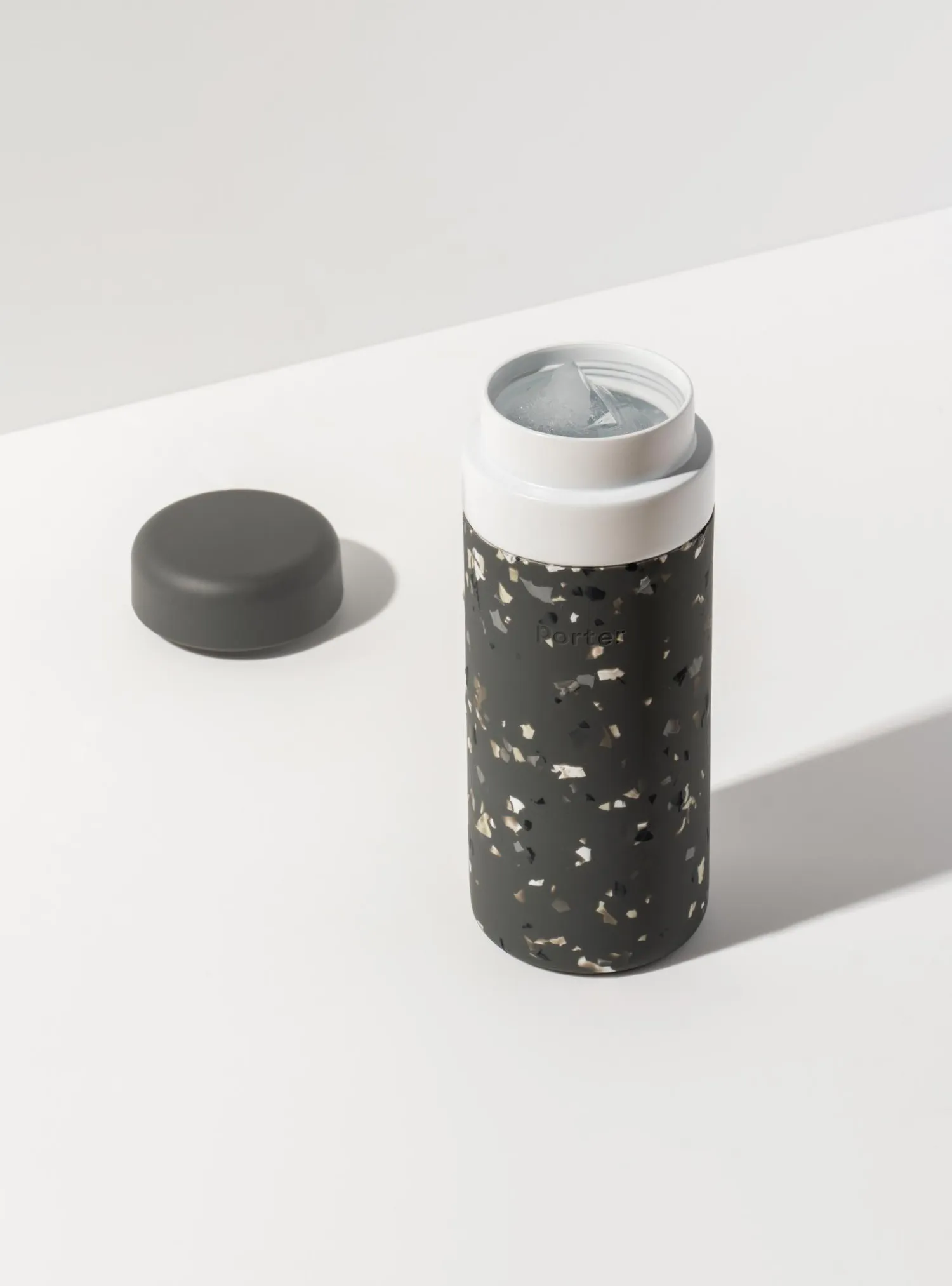 Porter Insulated 16oz Bottle (Charcoal Terrazzo)