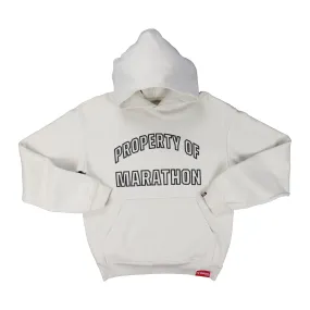 Property of Marathon Hoodie - Bone/Black