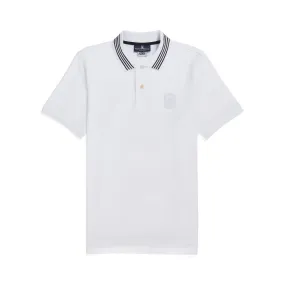 Psycho Bunny Mens Lloyd Fashion Polo - White