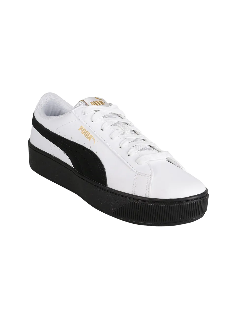 Puma Vikky Platform women's sneakers shoe 364893 04 white black