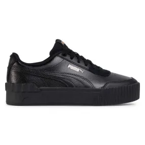 Puma women's sneakers shoe with Carina Lift wedge 373031 01 black