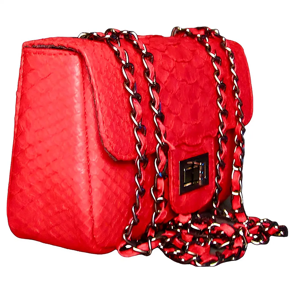 Red Flap Bag SMALL