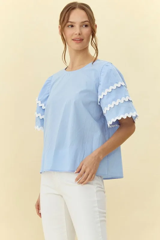 Ric Rac Sleeve Top