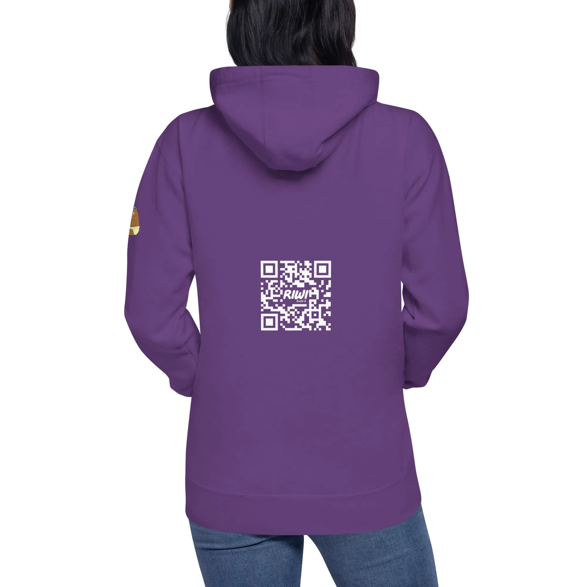 RIWI® Unisex Kapuzenpullover für Erwachsene