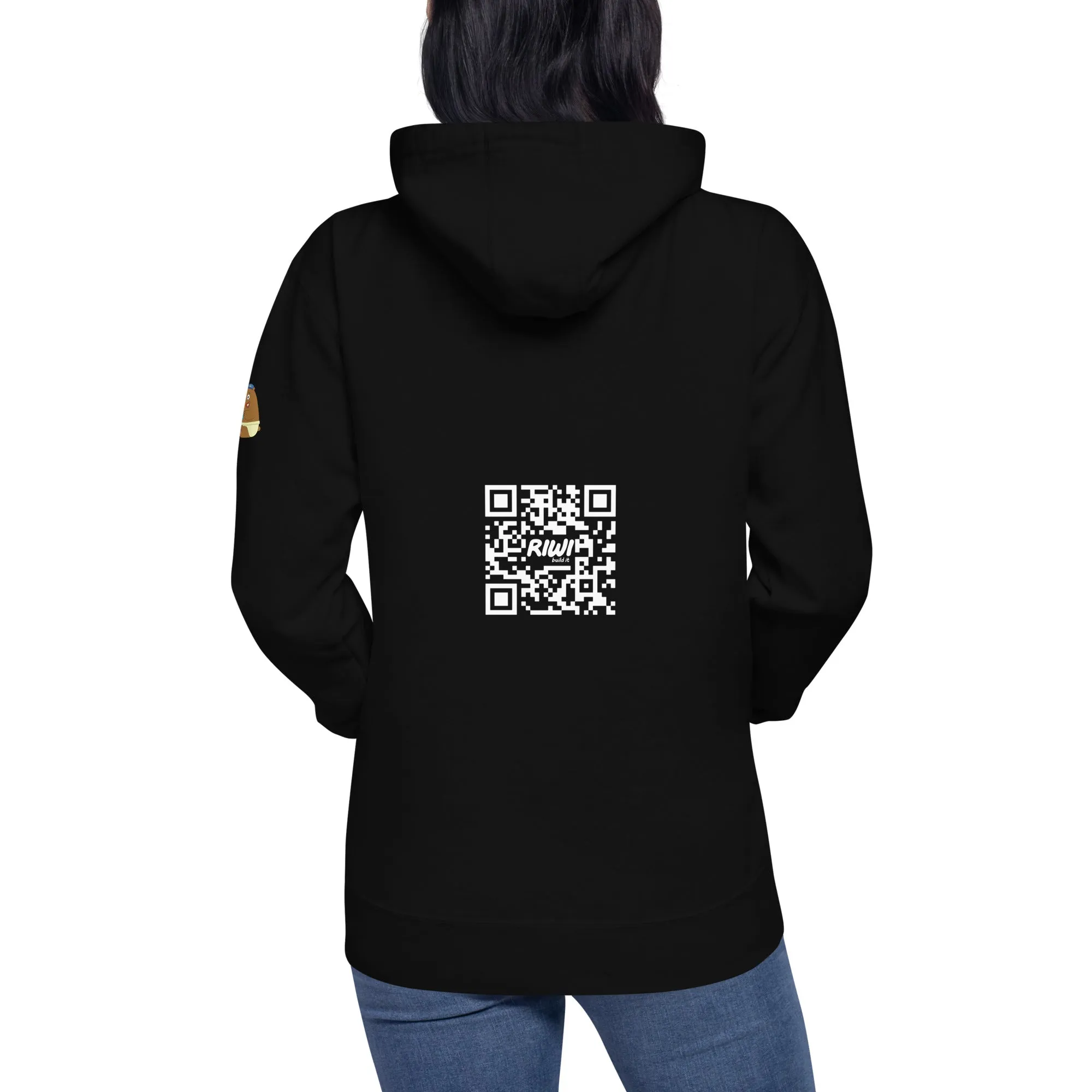 RIWI® Unisex Kapuzenpullover für Erwachsene