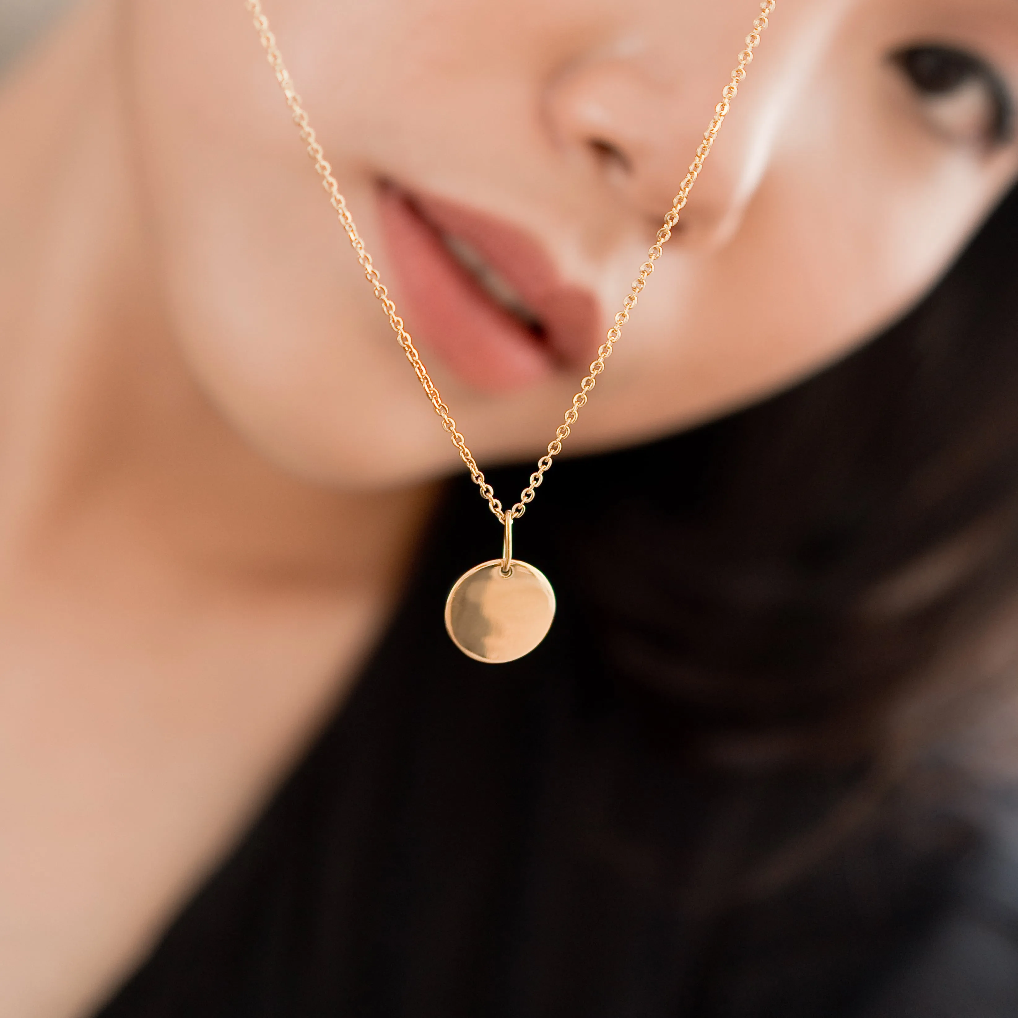 Round Pendant Necklace