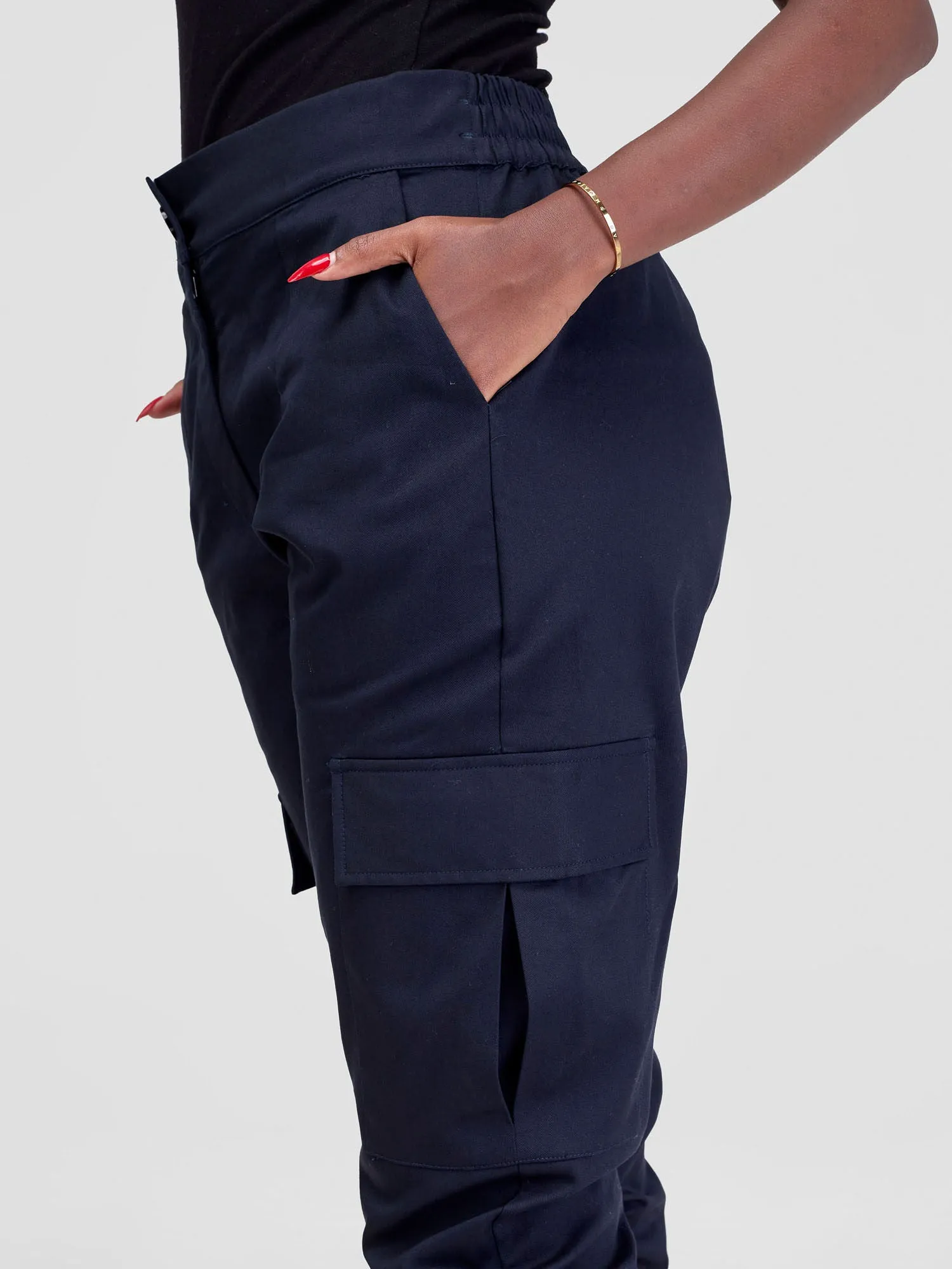 Safari Zene Cargo Joggers - Navy