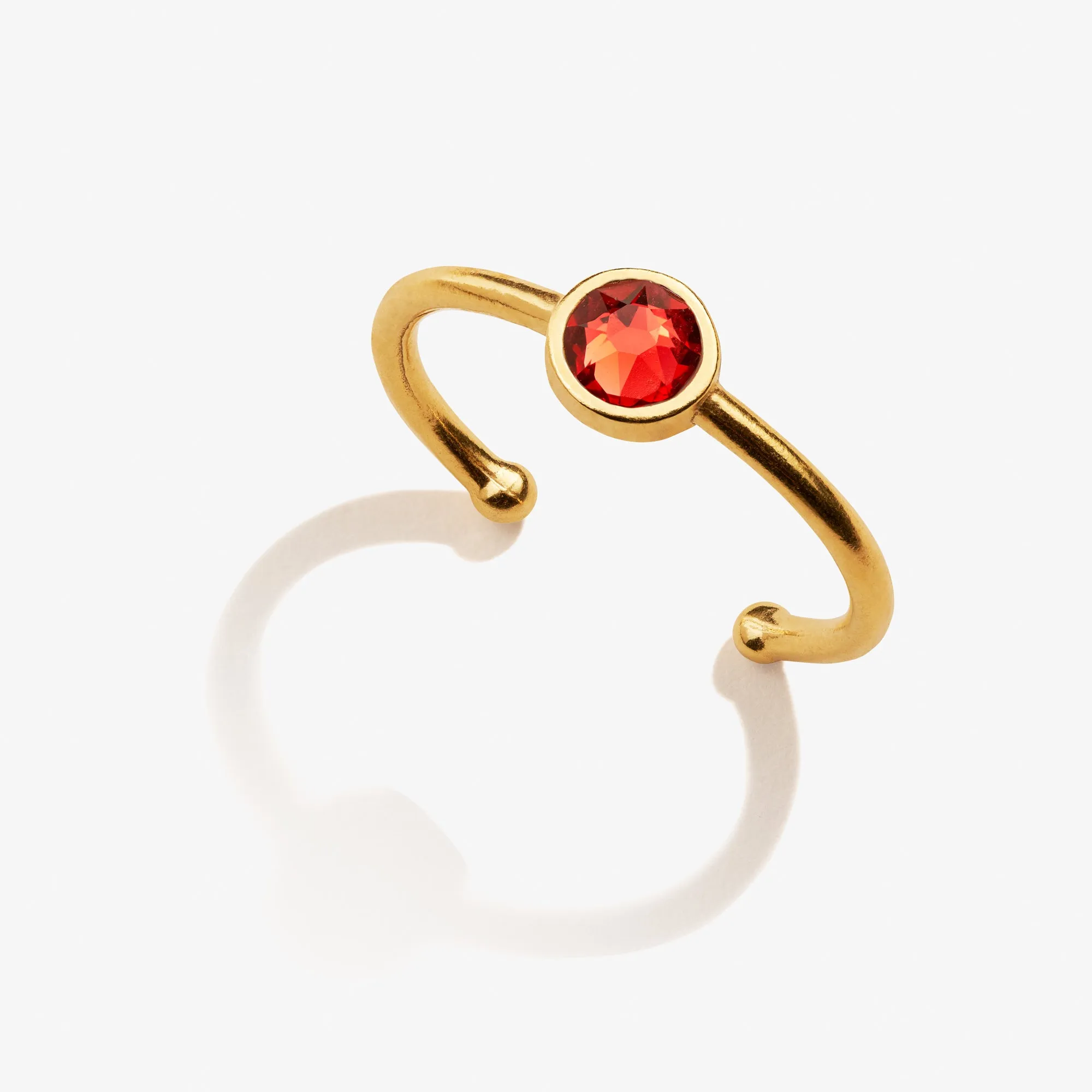 Scarlet Birthstone Ring, January