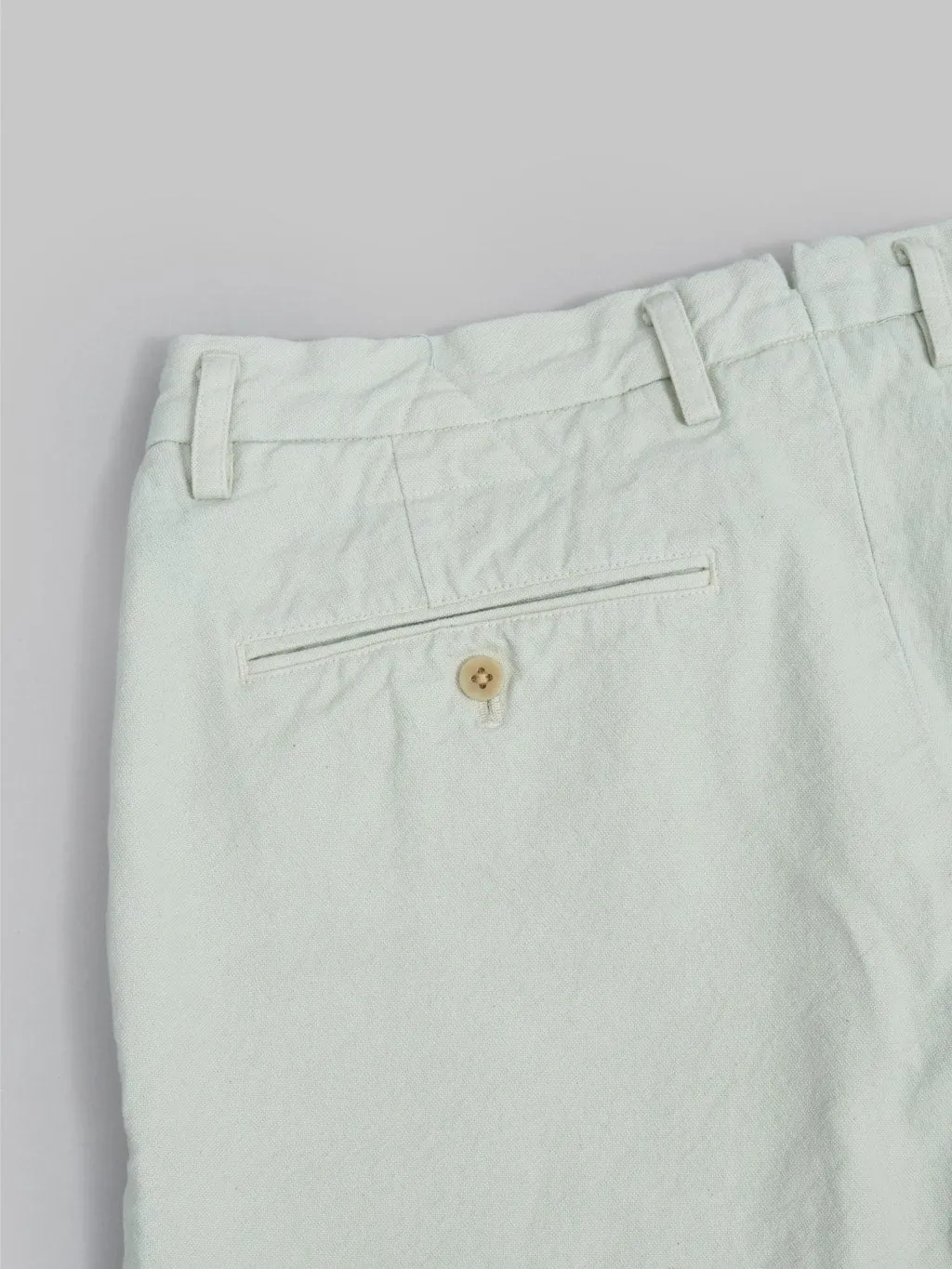 Seuvas 10oz Canvas Tapered 2Tuck Shorts Matcha