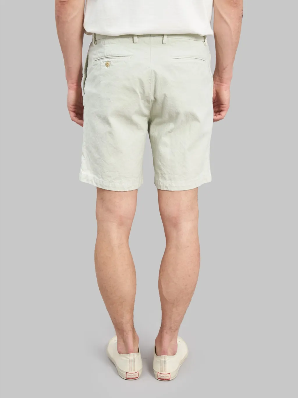 Seuvas 10oz Canvas Tapered 2Tuck Shorts Matcha