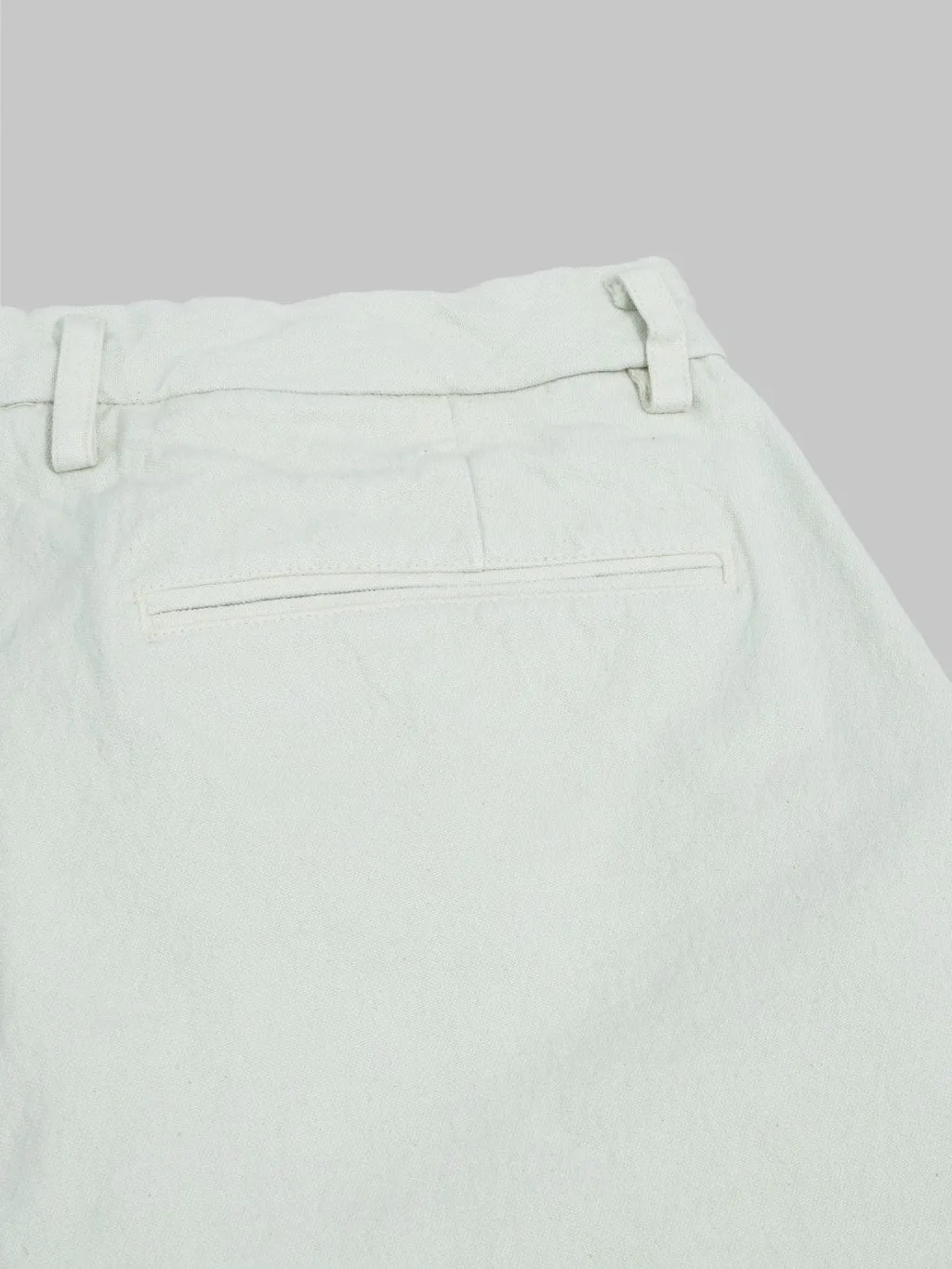 Seuvas 10oz Canvas Tapered 2Tuck Shorts Matcha