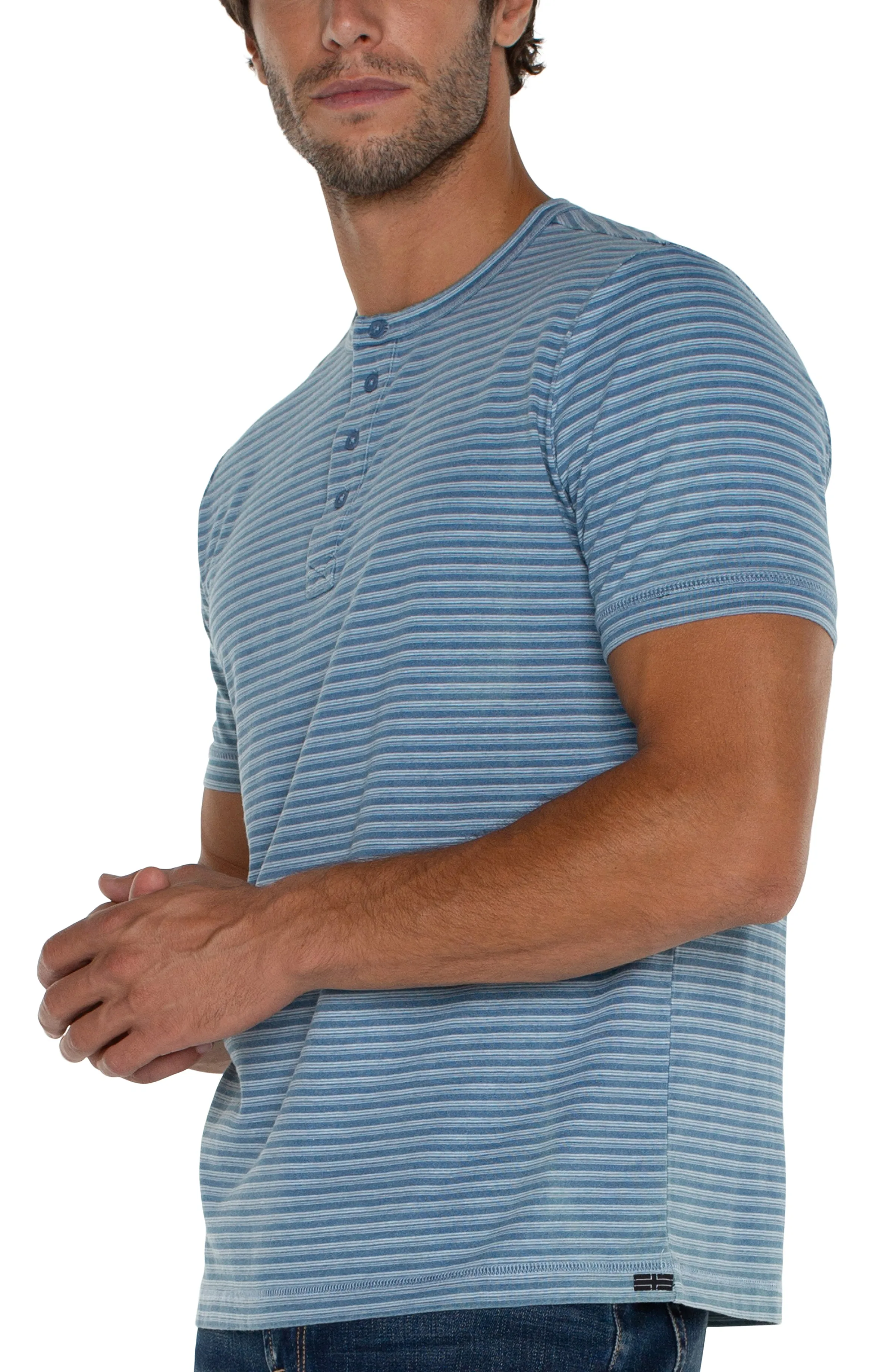 SHORT SLEEVE HENLEY