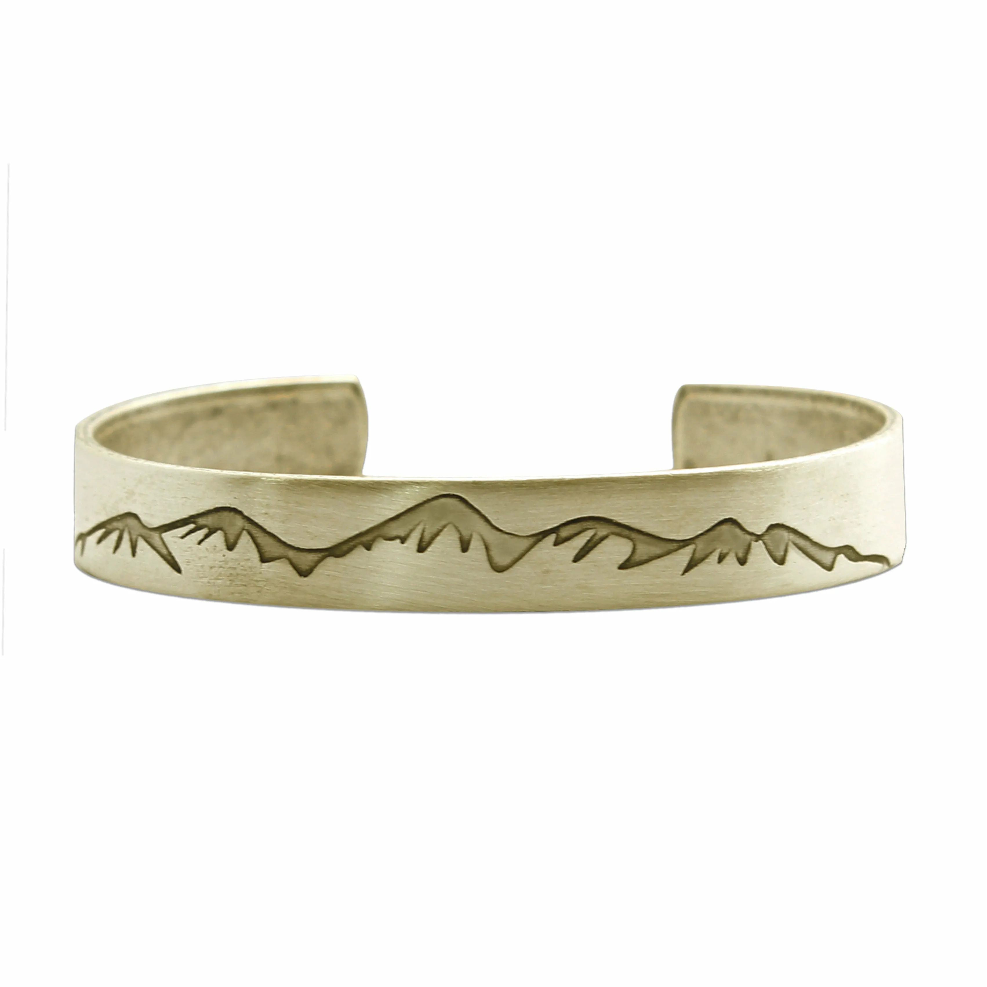 Snowcap Mountains Cuff Bracelet- Great gift for men and women