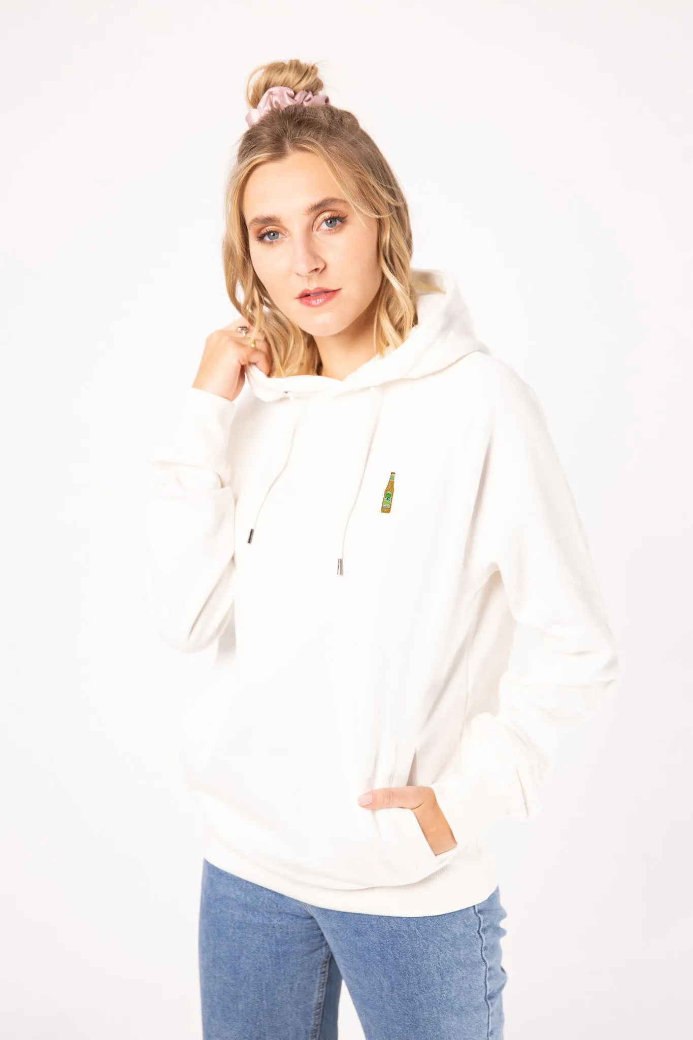 Somersby Apple | Bestickter Bio-Baumwoll Frauen Hoodie