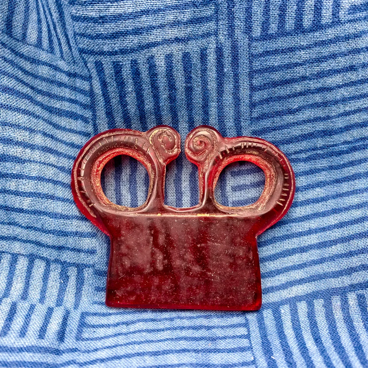 Spirit Lock Hand Carved Glass from Thailand