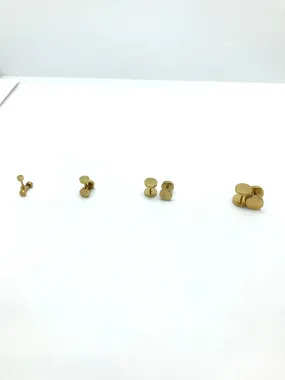 Stainless steel screw back studs(gold color)