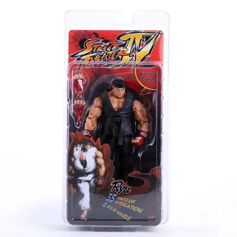 Street Fighter Articulated PVC Action Figure - CHUN LI RYU Ken Guile Akuma Collectible Model Toys