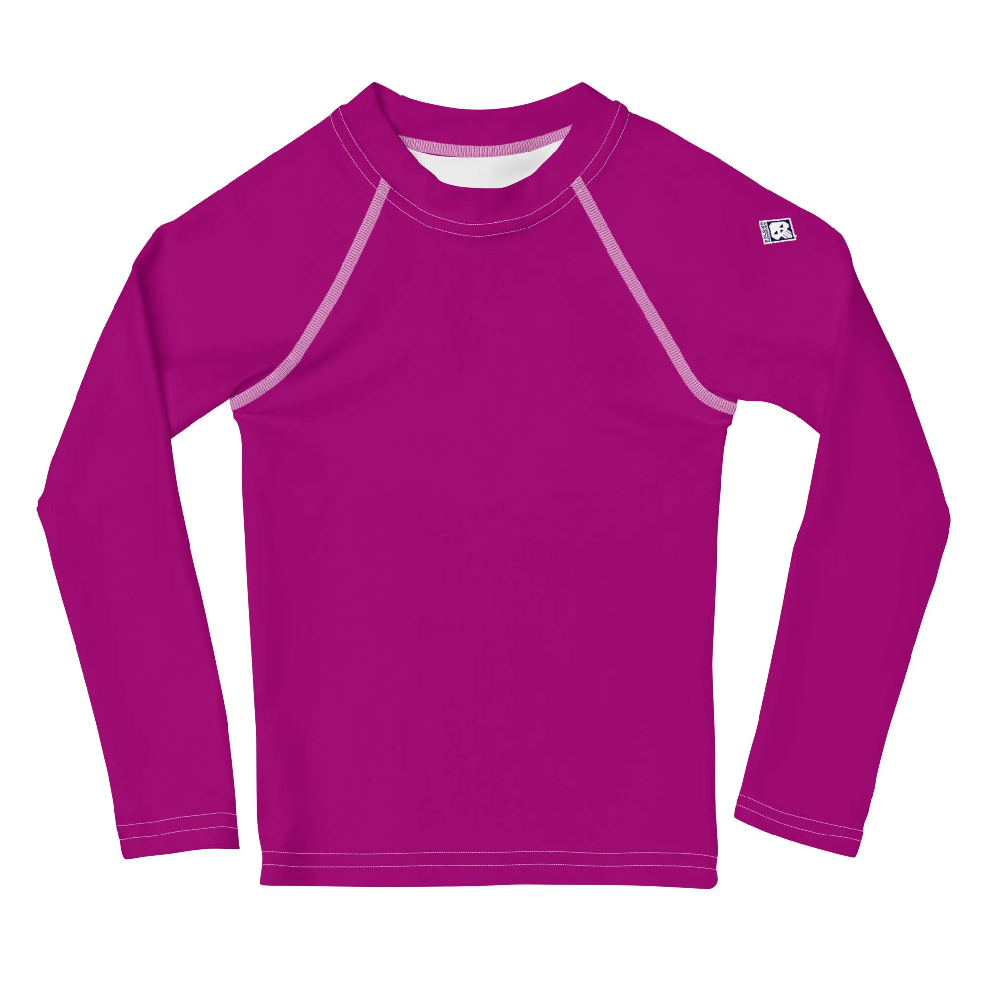 Sun-Kissed Adventures: Long Sleeve Rash Guards for Girls - Fresh Eggplant