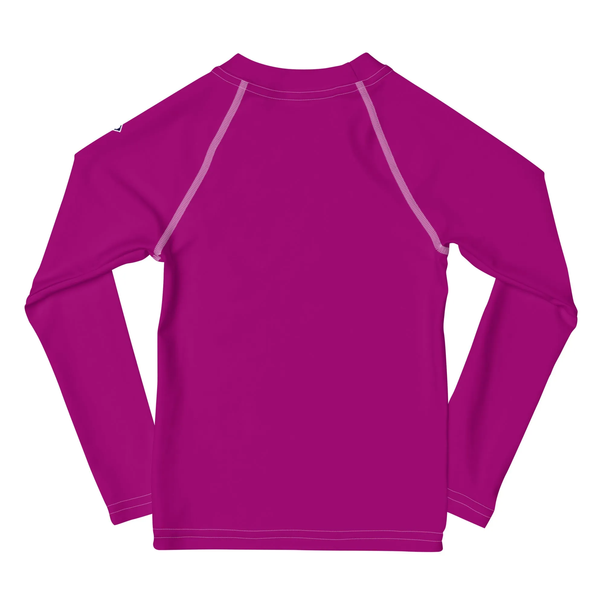 Sun-Kissed Adventures: Long Sleeve Rash Guards for Girls - Fresh Eggplant