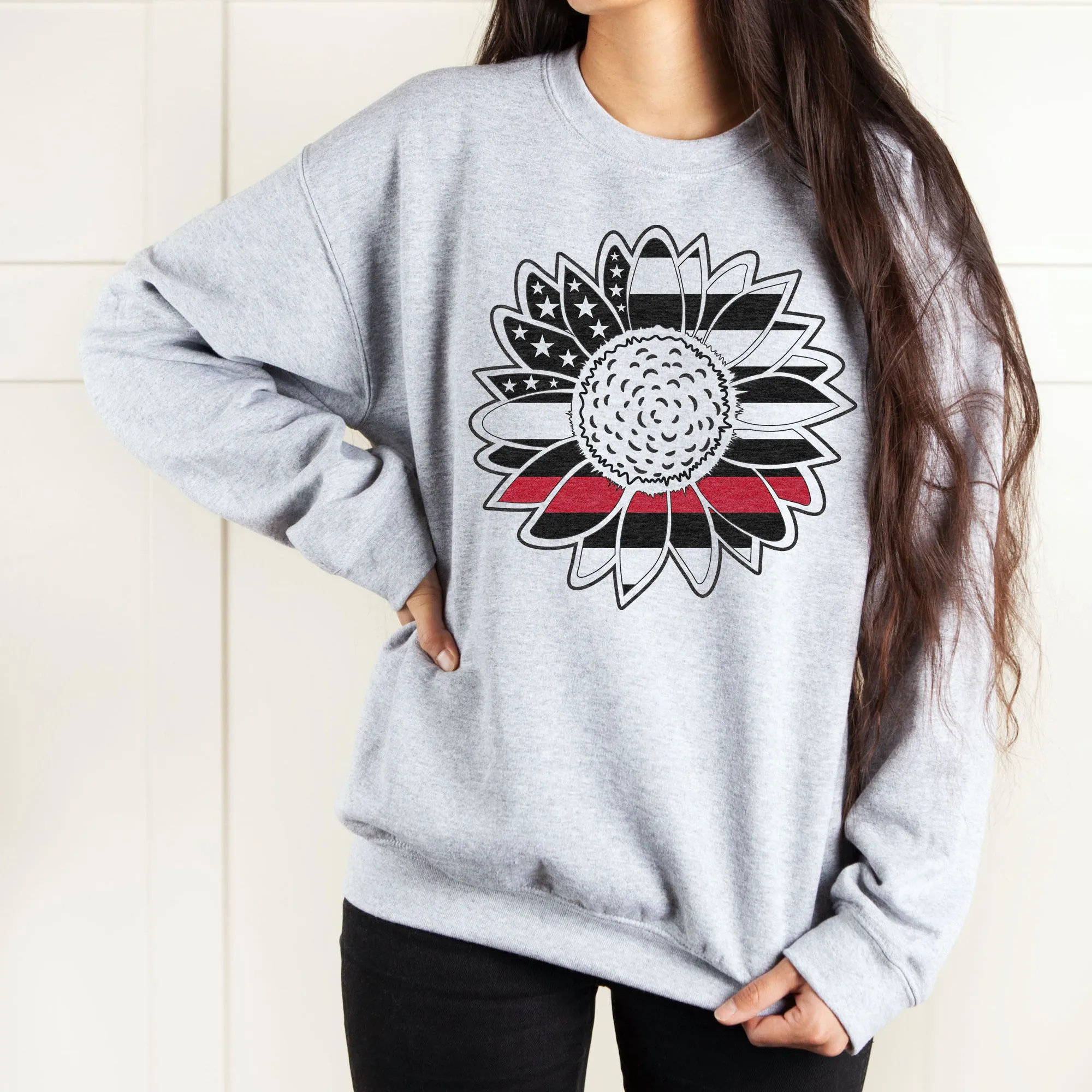 Sunflower Thin Red Line Unisex Sweatshirt