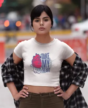 Take MY Heart Classic Crop Top