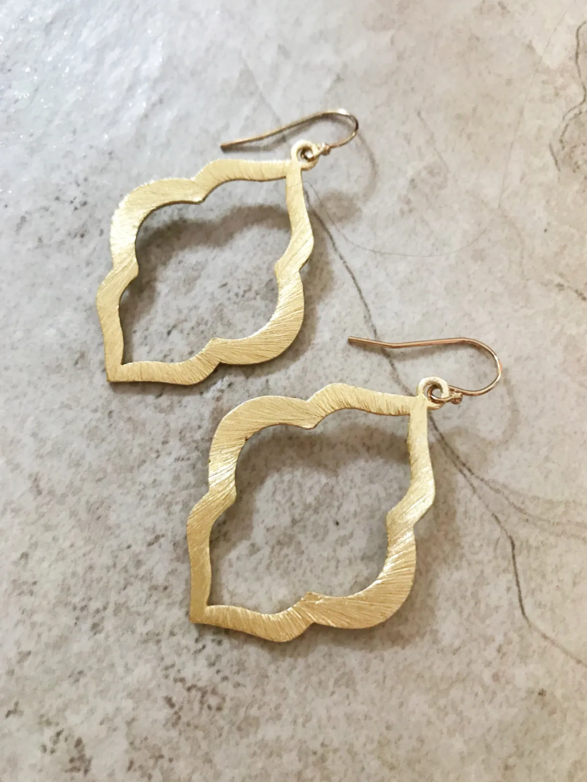 Tranquil Garden Quatrefoil Dangles by Anne Vaughan