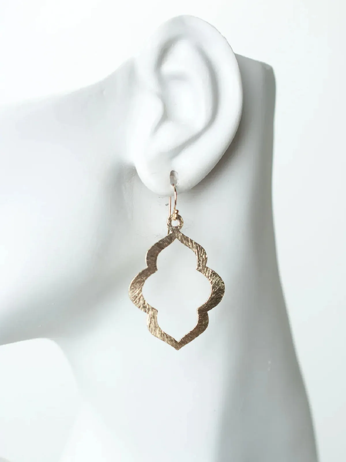 Tranquil Garden Quatrefoil Dangles by Anne Vaughan