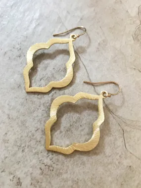 Tranquil Garden Quatrefoil Dangles by Anne Vaughan