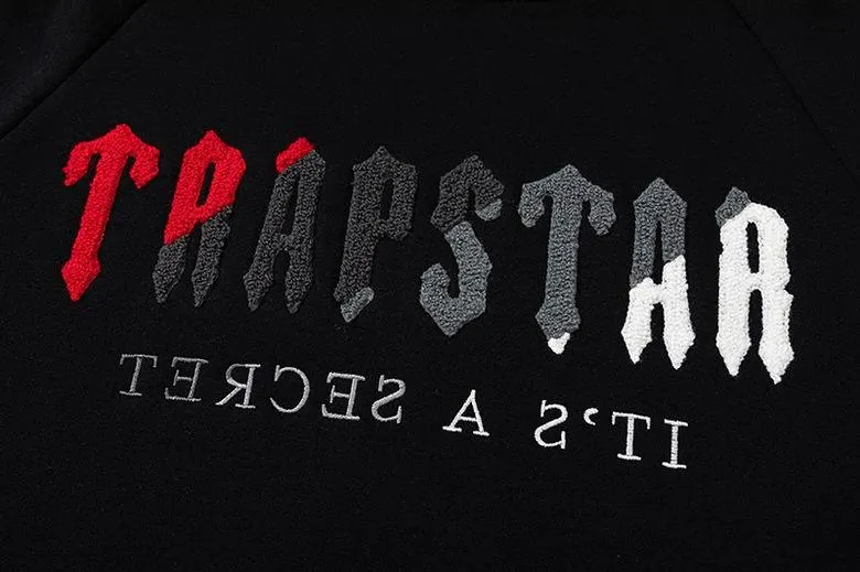 TRAPSTAR TRACKSUIT LOGO RED/GREY/WHITE *GREY/BLACK*