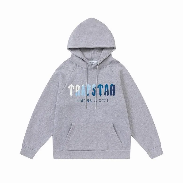 TRAPSTAR TRACKSUIT LOGO WHITE/BLUE *GREY/BLACK*