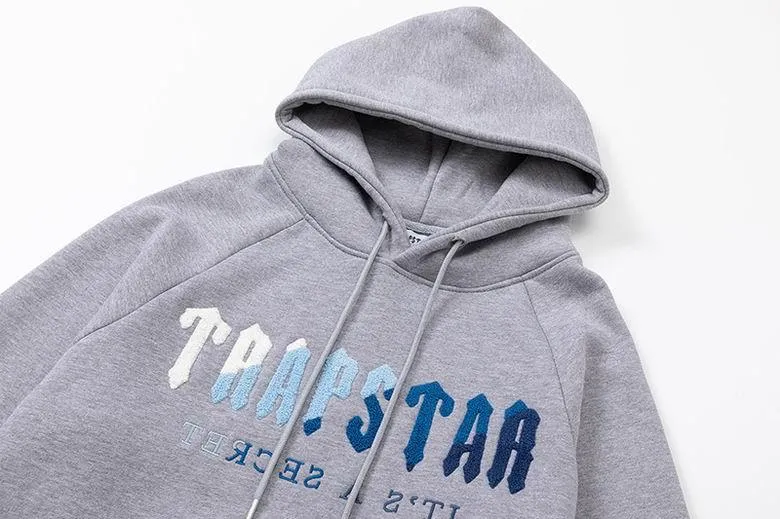 TRAPSTAR TRACKSUIT LOGO WHITE/BLUE *GREY/BLACK*