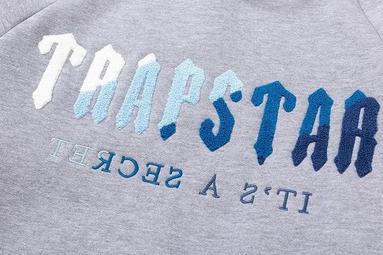 TRAPSTAR TRACKSUIT LOGO WHITE/BLUE *GREY/BLACK*