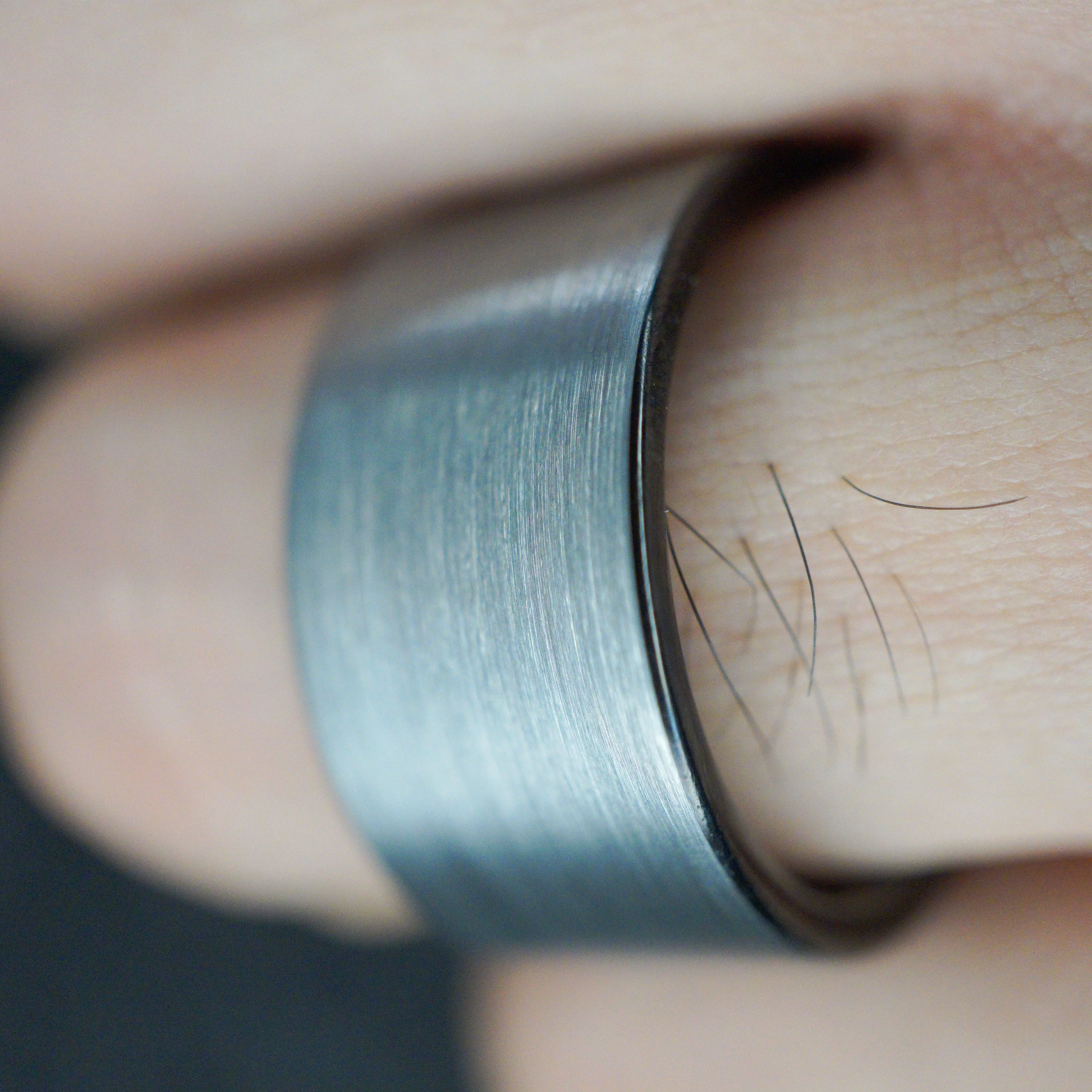 TUNGSTEN BRUSHED SILVER BAND