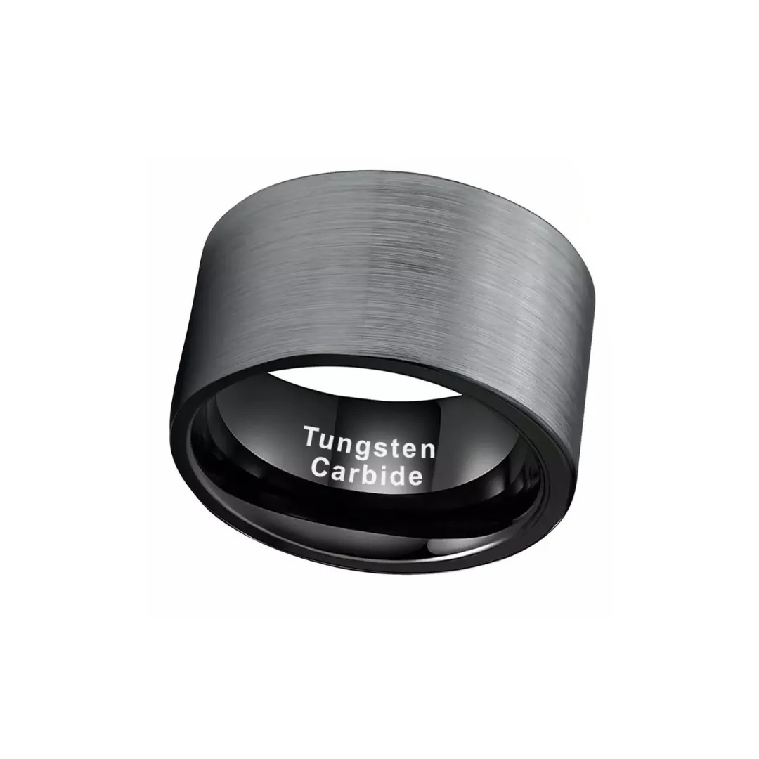 TUNGSTEN BRUSHED SILVER BAND