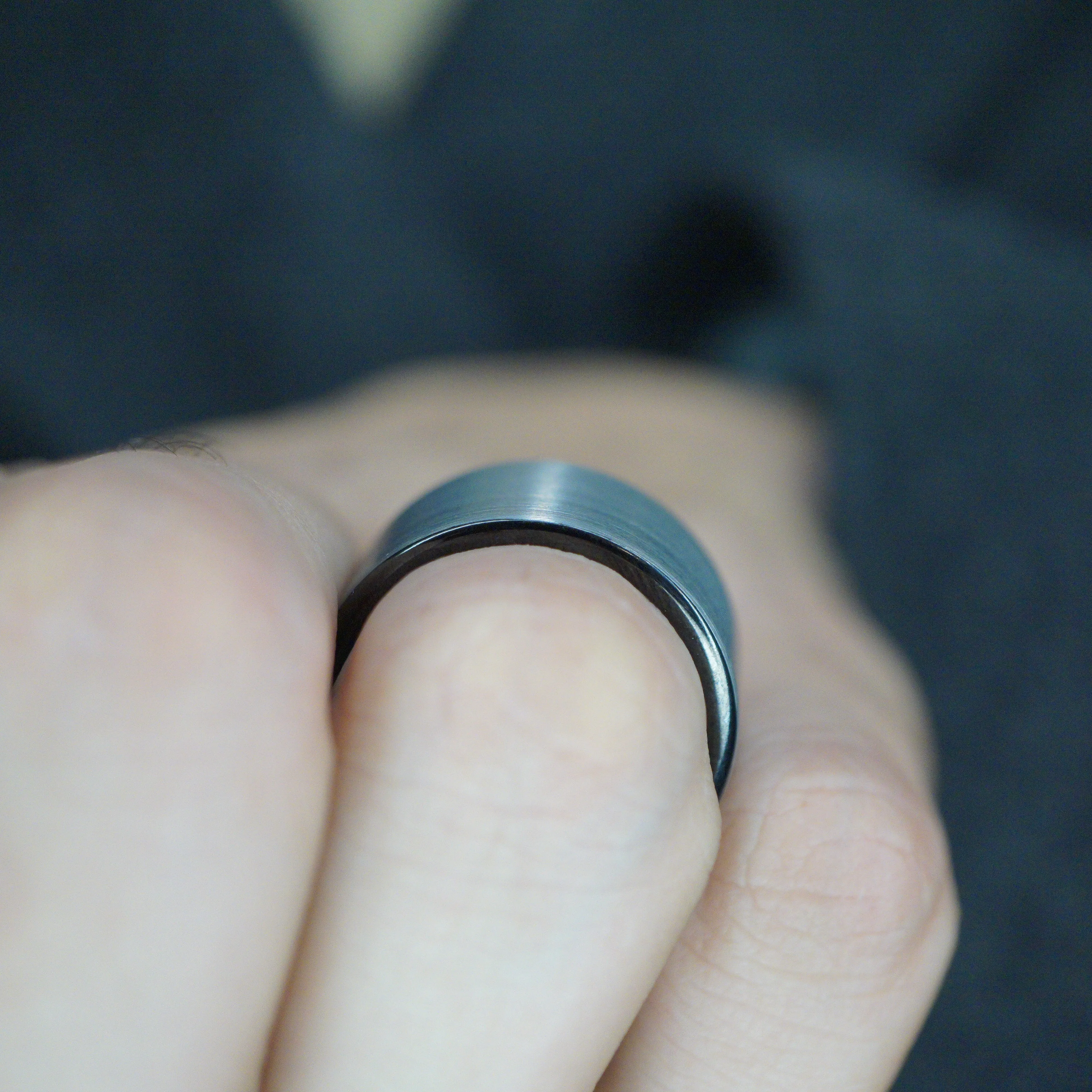 TUNGSTEN BRUSHED SILVER BAND