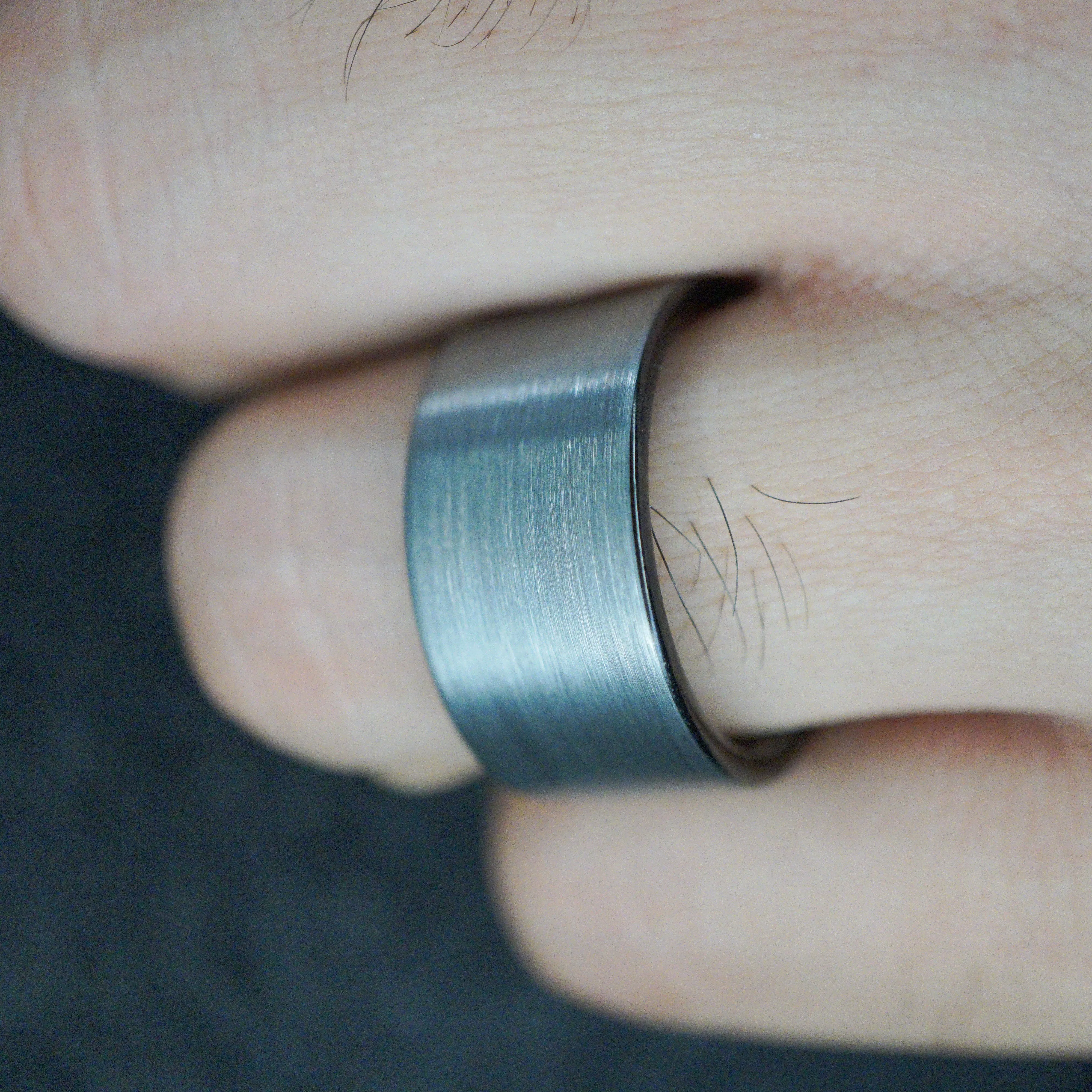 TUNGSTEN BRUSHED SILVER BAND