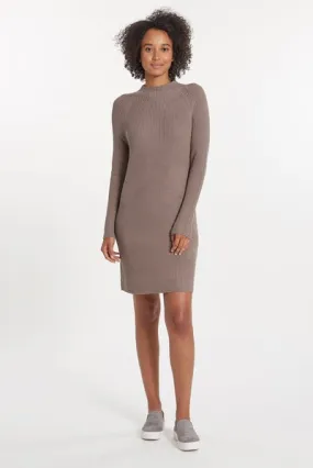 Venice Mock Dress - Hazlenut