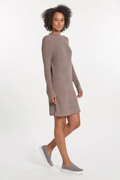 Venice Mock Dress - Hazlenut