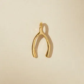 Wishbone Charm Pendant