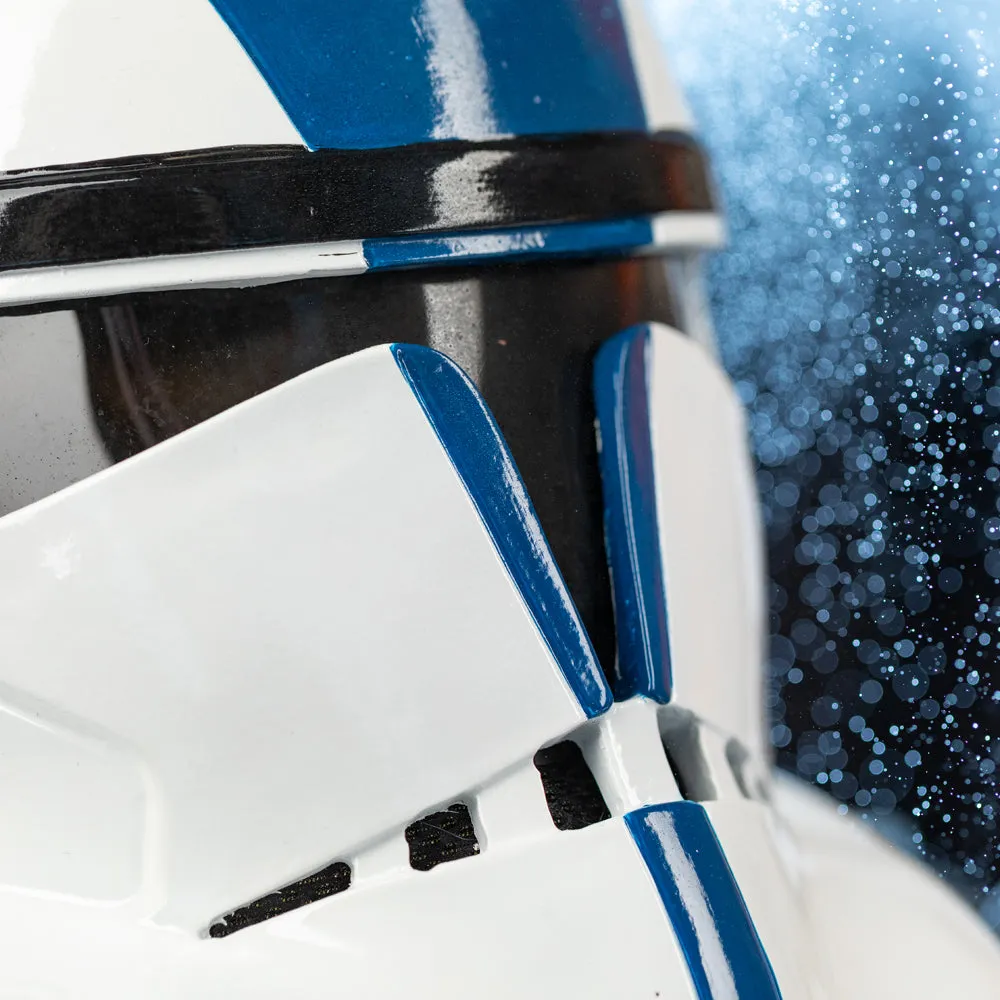 Xcoser Clone Trooper Phase 2 Helmet Resin Blue Adult Halloween Cosplay Helmet