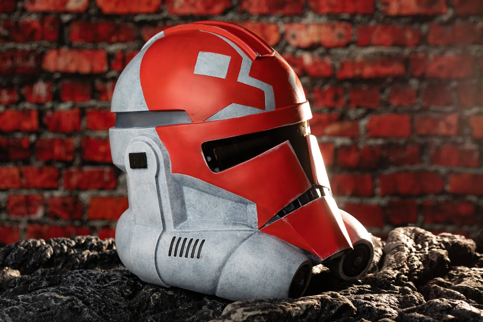 Xcoser Star Wars The Clone Wars 332nd Ahsoka Clone Trooper Helm Halloween Cosplay Helm für Erwachsene