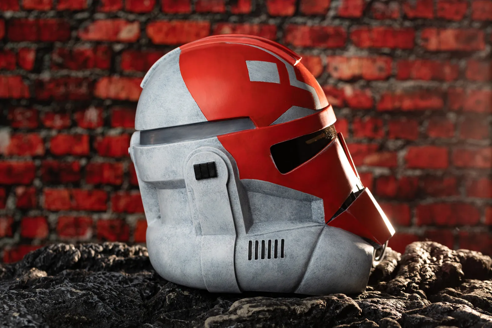 Xcoser Star Wars The Clone Wars 332nd Ahsoka Clone Trooper Helm Halloween Cosplay Helm für Erwachsene