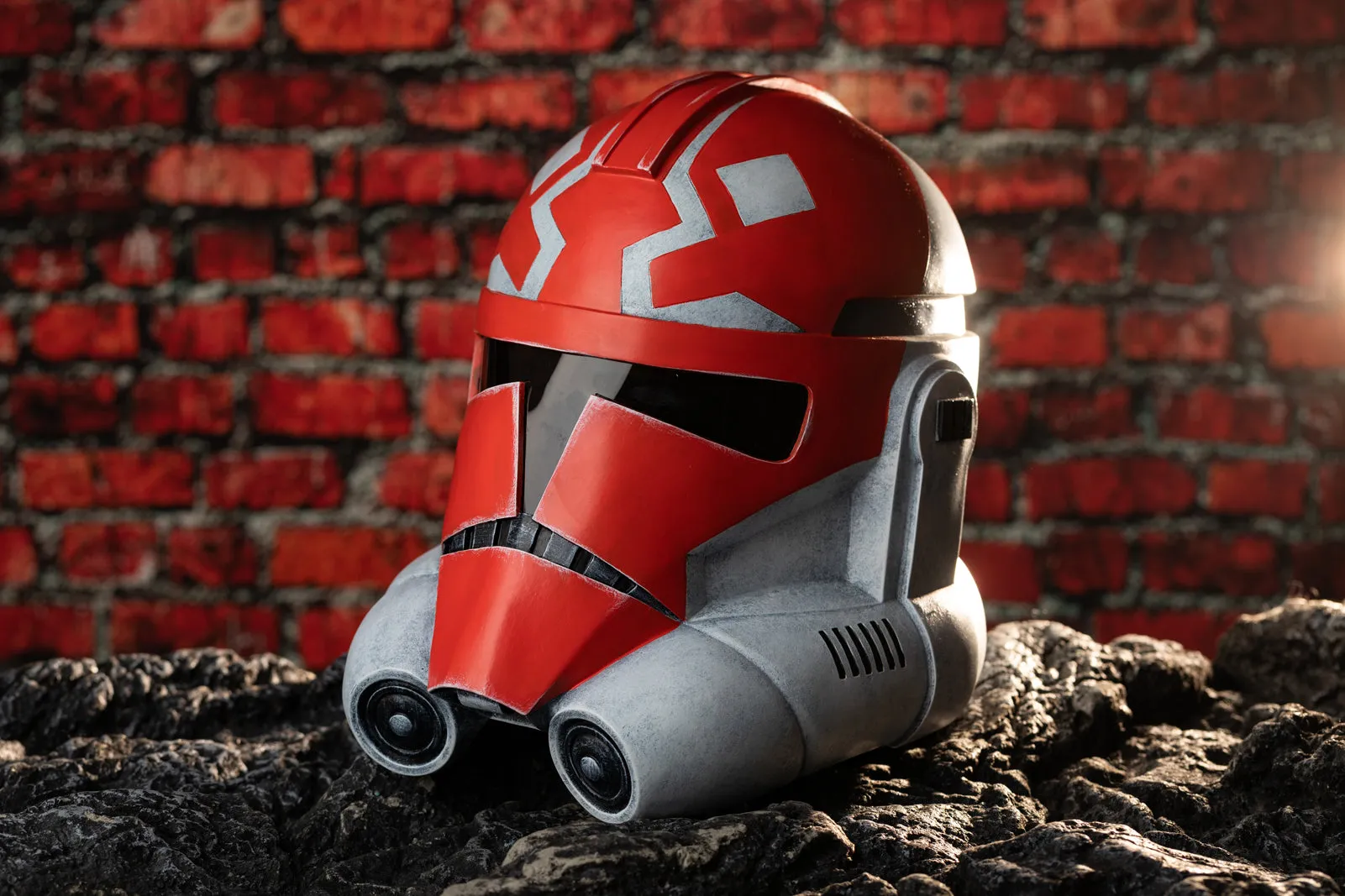 Xcoser Star Wars The Clone Wars 332nd Ahsoka Clone Trooper Helm Halloween Cosplay Helm für Erwachsene